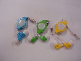3.5mm mini-plug earphone, cord holder type